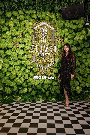 النجوم في حفل انطلاق The Flower Society في دبيّ